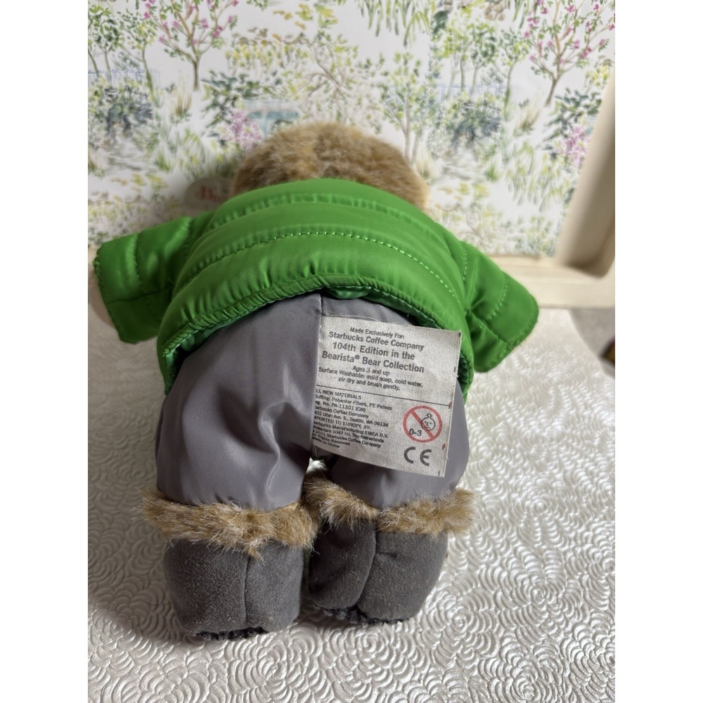 Starbucks Bearista Bear 104th Edition Winter Outfit Plush - Picture 3 of 3